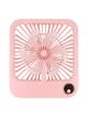 Wentylator / wiatrak biurkowy z regulowaną podstawką W30 różowy