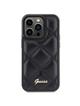 GUESS futerał do IPHONE 15 Pro Max GUHCP15XPSQSQSK (Quilted Metal Logo) czarny