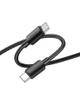 Kabel USB C do USB C Hoco PD 3A 60W 1 m X96 czarny
