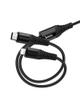 Kabel 2w1 USB C do USB C+Lightnig Hoco 1 m X123 czarny