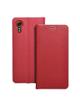 Kabura LUNA Book Carbon do SAMSUNG Xcover 7 czerwony