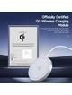 DUZZONA W18 - ładowarka indukcyjna kompatybilna z MagSafe 15W i ładowaniem Qi2 biała