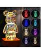 Lampka nocna LED 3D Miś Art Deco stojący L3GFBD
