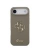 GUESS futerał do IPHONE 17 Air GUHCP17MSC4GSMW (Silicone W/ Big 4G Script) brązowy