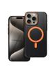 Futerał SIMPLY kompatybilny z MagSafe do IPHONE 15 Pro Max tytan czarny