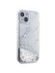 GUESS futerał do IPHONE 13 / 14 / 15 GUHCP14SLCSGSGH (Liquid Glitter Marble) biały