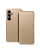 Kabura DUAL POCKET Book do SAMSUNG S24 FE złoty