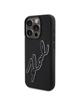 KARL LAGERFELD futerał do IPHONE 15 Pro KLHCP15L3DRKSDLK (3D Rubber Signature) black