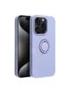 Futerał SILICONE RING do IPHONE 15 Pro fioletowy