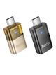 Adapter OTG USB C do USB A Hoco UA36B złoty