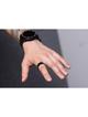 Smart Ring R8- inteligentny pierścień ceramiczny ze stacją ładującą rozmiar 15,4mm czarny
