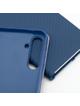 Kabura LUNA Book Carbon do SAMSUNG A12 / M12 niebieski