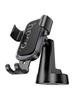 Uchwyt na telefon do samochodu grawitacyjny Hoco do deski H81 czarno szary