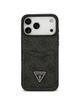 GUESS futerał do IPHONE 17 Pro Max GUHCP17XP4TPK (4G Double Card Triangle) czarny