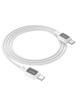 Kabel USB C do USB C Hoco 3A 60W 1 m X108 biały