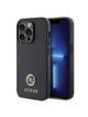 GUESS futerał do IPHONE 15 Pro GUHCP15LPS4DGPK (Strass Metal Logo) czarny