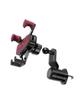 Uchwyt na telefon do samochodu grawitacyjny Hoco do kratki H66 czarno czerwony