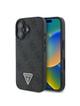 GUESS futerał do IPHONE 16 Plus GUHCP16MP4TDPK (PU Leather 4G Triangle Strass) czarny