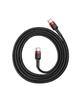 Kabel USB C do USB C Baseus 3A 1 m  CATKLF-G91 czerwono-czarny
