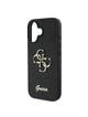 GUESS futerał do IPHONE 16 Plus GUHCP16MHG4SGK (Fixed Glitter Big 4G) czarny