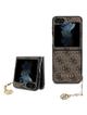 GUESS futerał do SAMSUNG Z Flip 5 GUHCZF5GF4GBR (4G Charm) brązowy