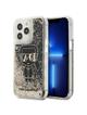 KARL LAGERFELD futerał do IPHONE 13 Pro KLHCP13LLGGKBK (Liquid Glitter Gatsby Ikonik) czarny