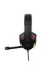 Słuchawki przewodowe nauszne Jack 3,5 mm / USB A Art gamingowe z mikrofonem G11 czarne