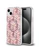 GUESS futerał do IPHONE 15 kompatybilny z MagSafe GUHMP15SHGCUSTGP (IML GCUBE) różowy