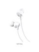 Słuchawki przewodowe douszne Jack 3,5 mm Hoco M60 białe