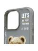 NIMMY futerał COOL&CUTE 2.0 Bear do IPHONE 16 Pro szary
