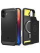 SPIGEN futerał RUGGED ARMOR MAG kompatybilny z MagSafe do IPHONE 16 matte black