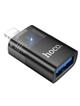 Adapter OTG Lightning do USB A Hoco UA36 czarny transparentny