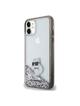 KARL LAGERFELD futerał do IPHONE 11 KLHCN61LKCNSK (Liquid Glitter C) transparentny