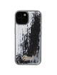 GUESS futerał do IPHONE 13 / 14 / 15 GUHCP15SPSFDGSS (Sequin Script Metal) srebrny