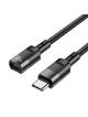Adapter OTG USB C do USB C Hoco 3A 1,2 m U107 czarna