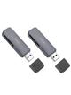 Czytnik kart SD / TF Hoco USB A 2.0 HB45 szary