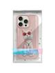 NIMMY futerał GLASSES COOL CAT do IPHONE 15 Pro różowy