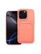 Futerał CARD CASE do IPHONE 16 Pro różowy
