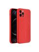 Futerał SILICONE MAG COVER kompatybilny z MagSafe do IPHONE 12 Pro czerwony