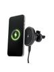 Uchwyt samochodowy magnetyczny do kratki z ładowaniem indukcyjnym kompatybilny z MagSafe 15W D7 czarny