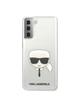 KARL LAGERFELD futerał do SAMSUNG S21 Plus KLHCS21MKTR (Karl's Head) transparentny