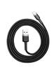 Kabel USB A do Lightning Baseus 2,4A Cafule 1 m CALKLF-BG1 czarno szary