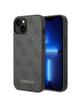 GUESS futerał do IPHONE 14 GUHCP14SG4GFGR (4G Gold Logo) szary