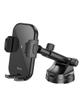 Uchwyt na telefon do samochodu indukcyjny Hoco 15 W do szyby / deski HW5 czarny