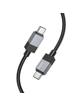 Kabel USB C do USB C Hoco 3A 60W 1 m X110 czarny