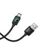 Kabel USB A do USB C Hoco 3A 1,2 m z LCD U146 czarny