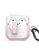 DUX DUCIS futerał PECP ochronny TPU+PC na AirPods 4 biało różowy