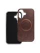 Futerał GENTLEMAN MAG COVER kompatybilny z MagSafe do IPHONE 16 PRO brązowy