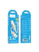 Kabel USB A do Lightning Hoco 2,4A 1 m X117 złoty