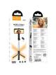 Selfie stick Hoco tripod z pilotem bezprzewodowym K20 czarny